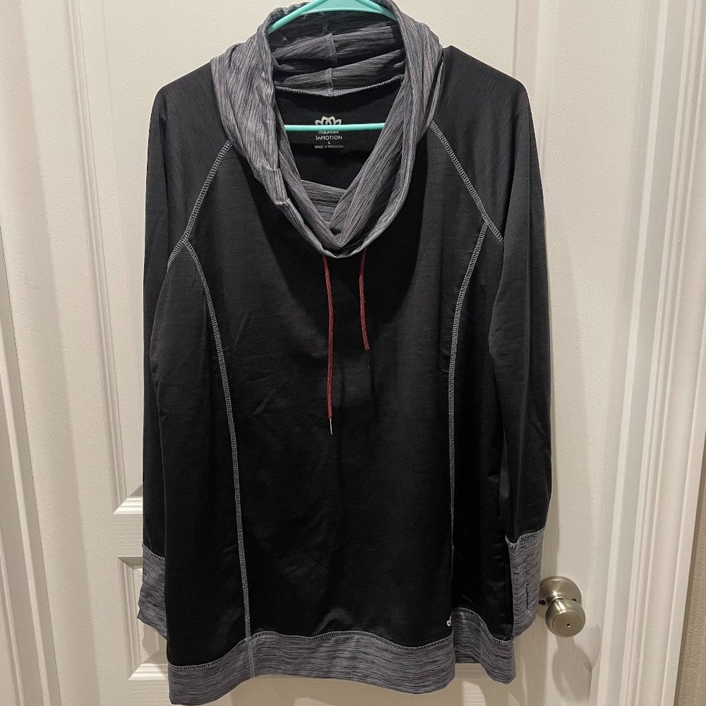 Maurices inMOTION cowl neck sweatshirt